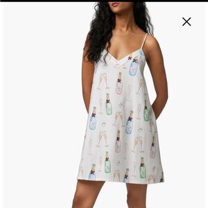 BedHead Pajamas Just Married / Wedding Print Organic Cotton Jersey Chemise